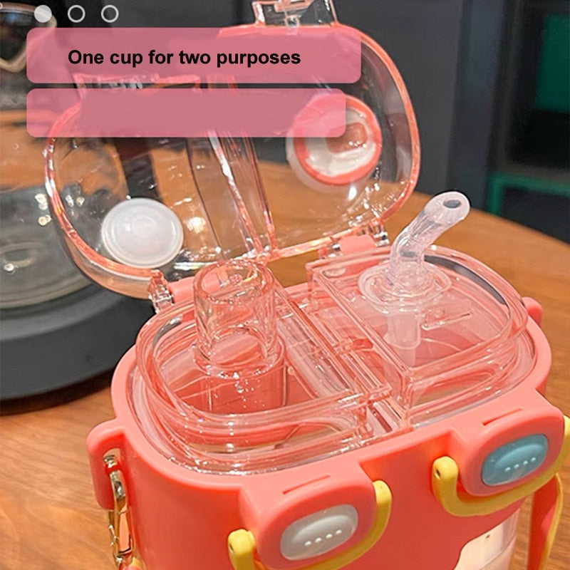 Lisslune | Double-Bin Drink More Kids Water Bottle