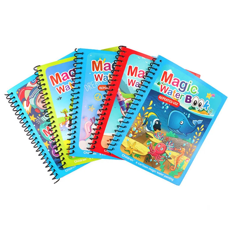 Lisslune | Magical Water Coloring Book with Pen