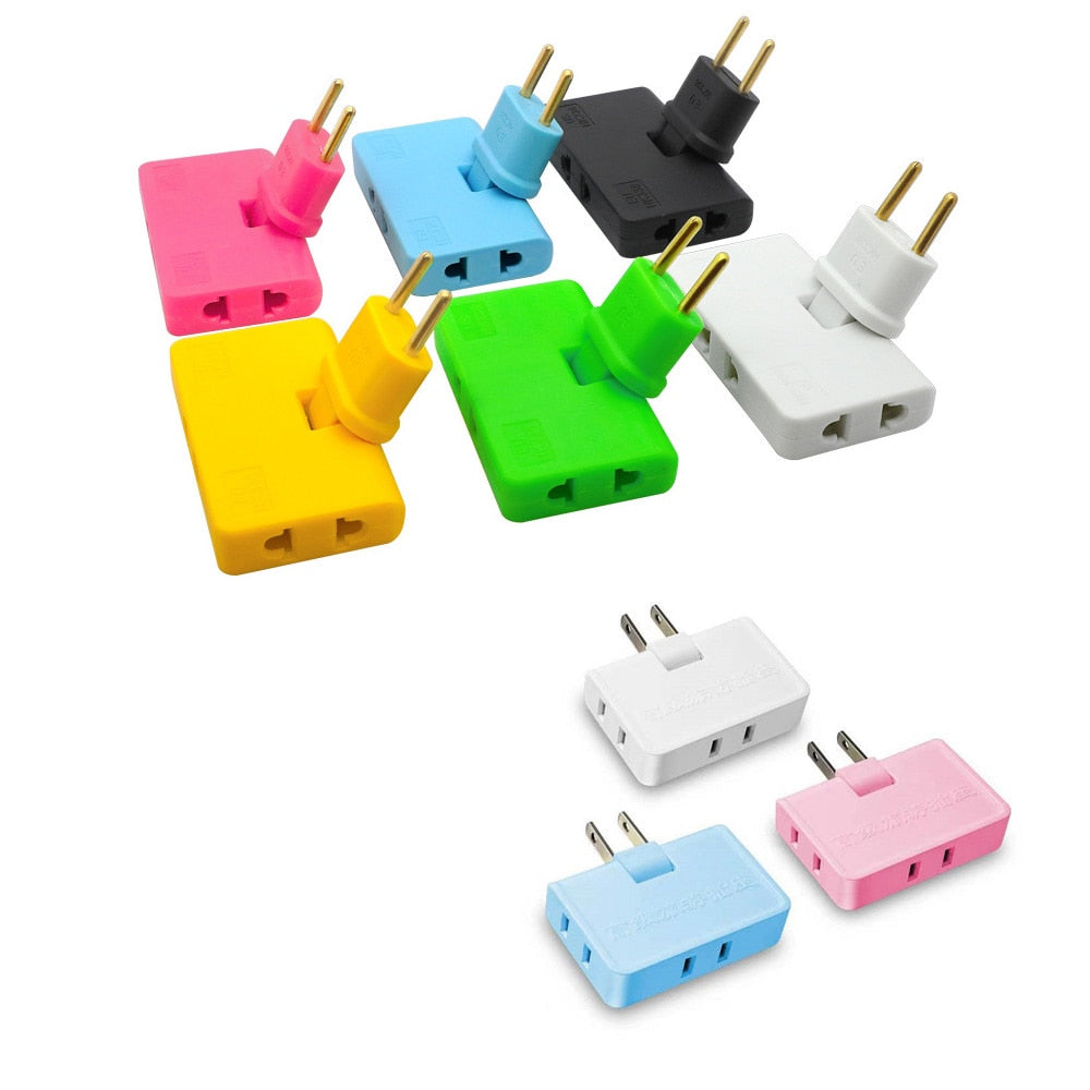Lisslune | Foldable Tri-Plug Anywhere Charge Adapter