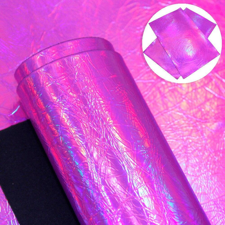 Lisslune | Glittering Creativity: Transform Your Projects with Burst Crack Synthetic Leather Sheets