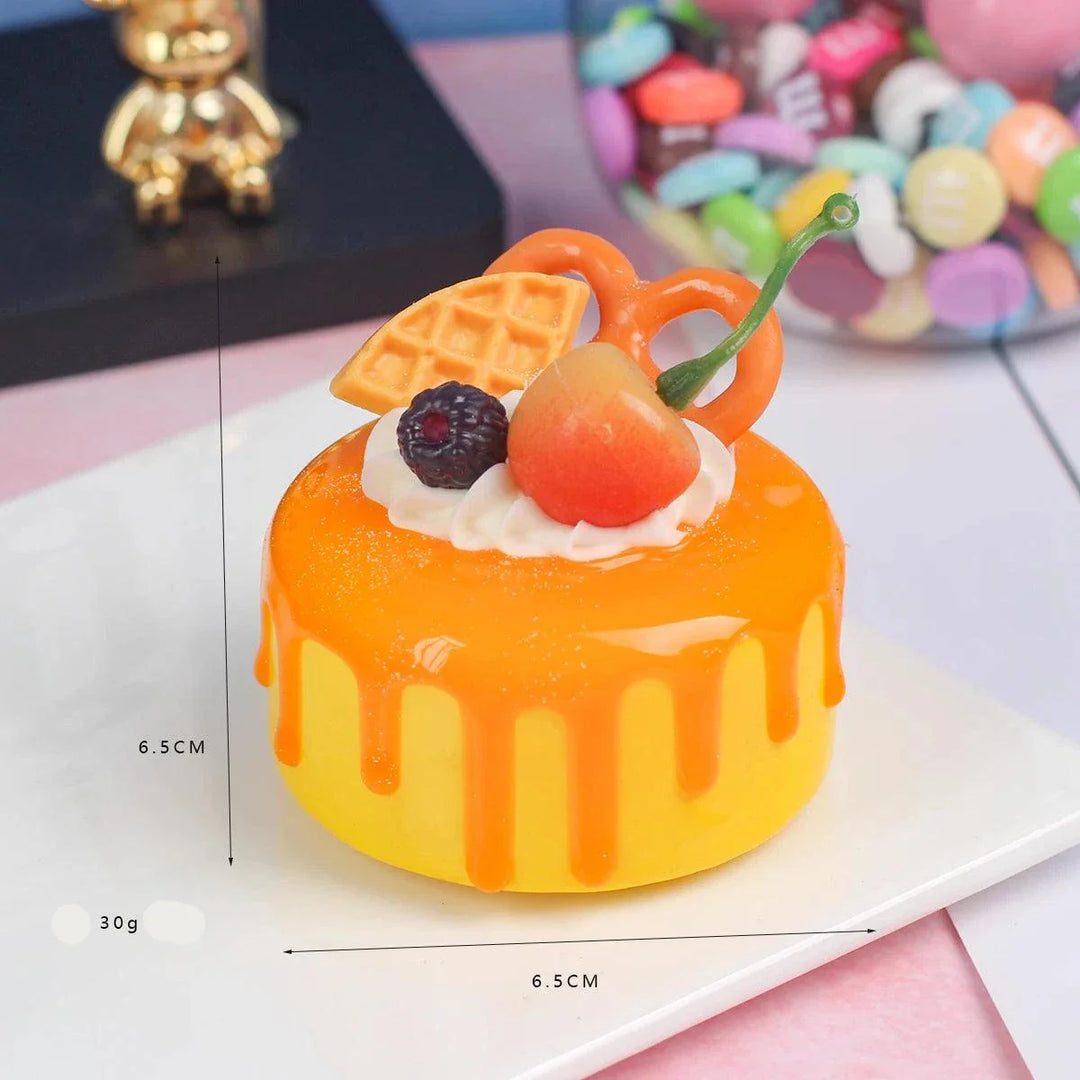 Lisslune | Realistic Artificial Sea Salt Room Cake Model - Ideal for Events, Home Decor, and Restaurant Displays
