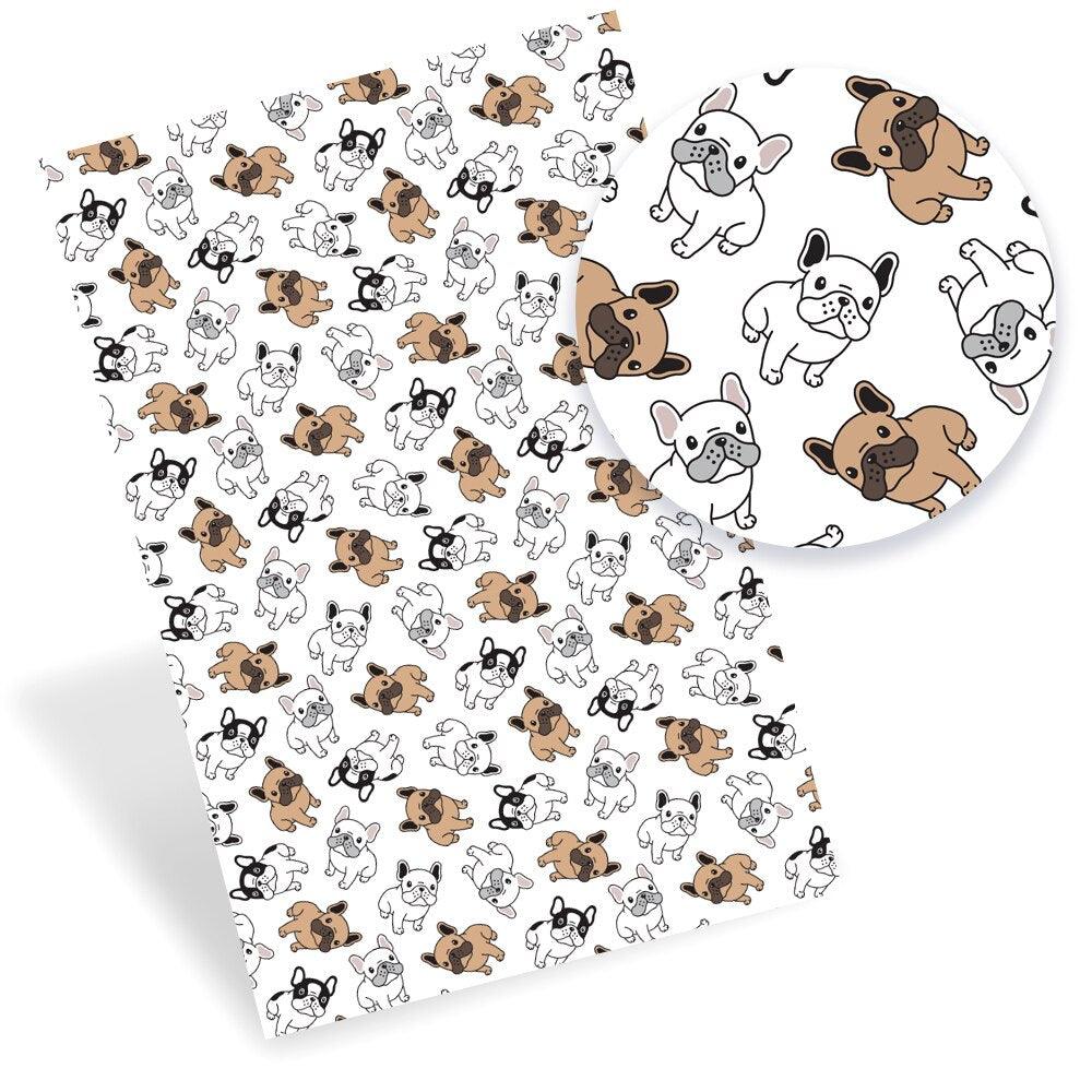 Lisslune | Puppy Pals Synthetic Leather Craft Set with adorable dog prints
