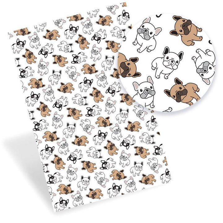 Lisslune | Puppy Pals Synthetic Leather Craft Set with adorable dog prints