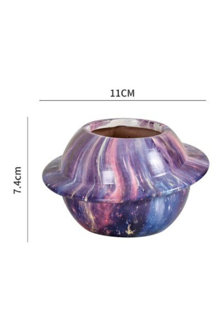Lisslune | Motif ceramic pot for succulents