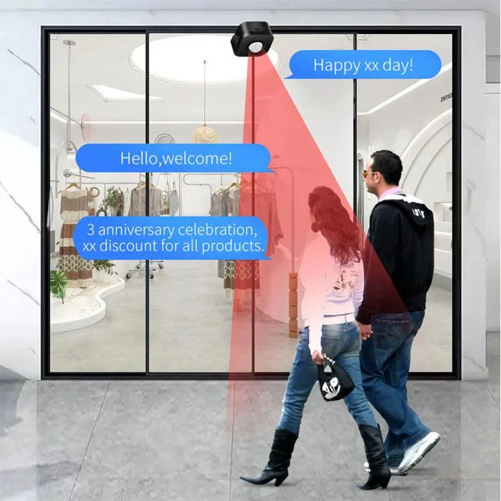 Lisslune | Wireless motion detection doorbell alarm with improved security and welcome message