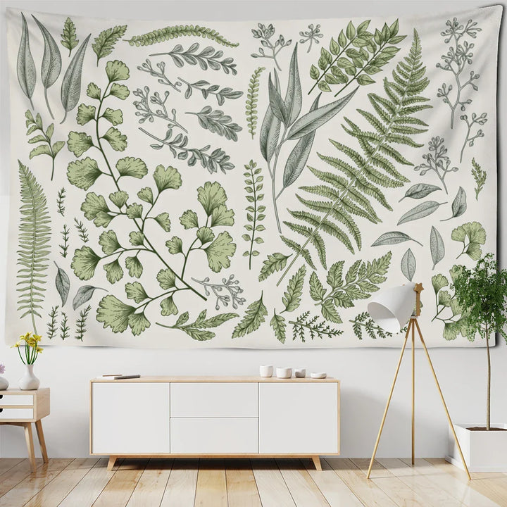 Lisslune | Ferns Nature Wall Tapestry