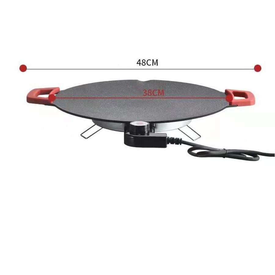 Lisslune | Smokeless Non-stick Plate Electric Grill