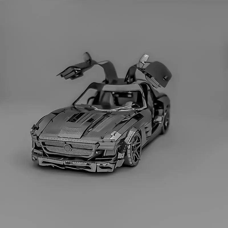 Lisslune | Butterfly Wings Metallic Sports Car 3D DIY Model Kit for Creative Builders