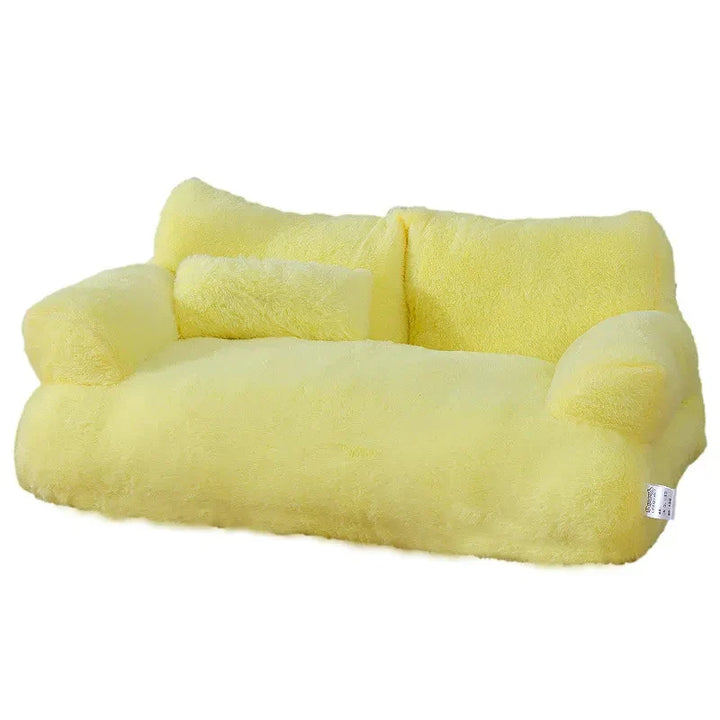 Lisslune | ComfortCuddle | Cat Bench | Soft Plush | Breathable Design | Anti-Slip Bottom