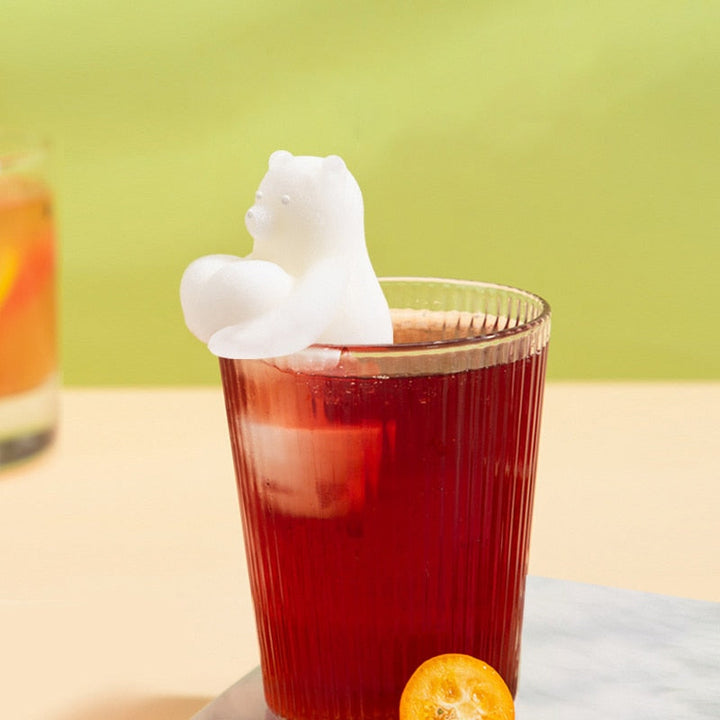 Lisslune | Heart Bear Hangable Ice Cube Mold