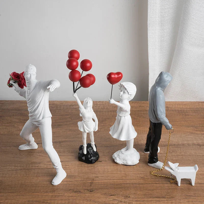Lisslune | Banksy inspired sculpture collection