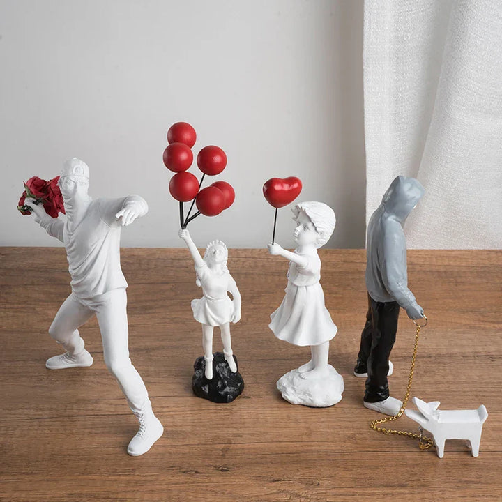 Lisslune | Banksy inspired sculpture collection