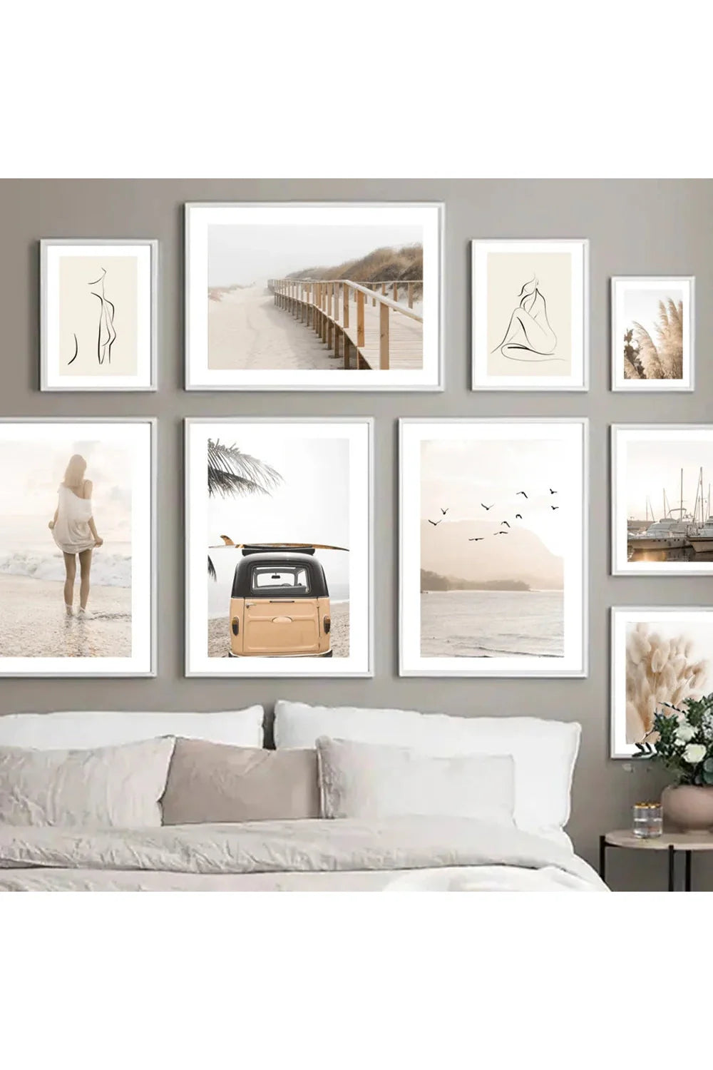 Lisslune | Surf & Travel Canvas Poster