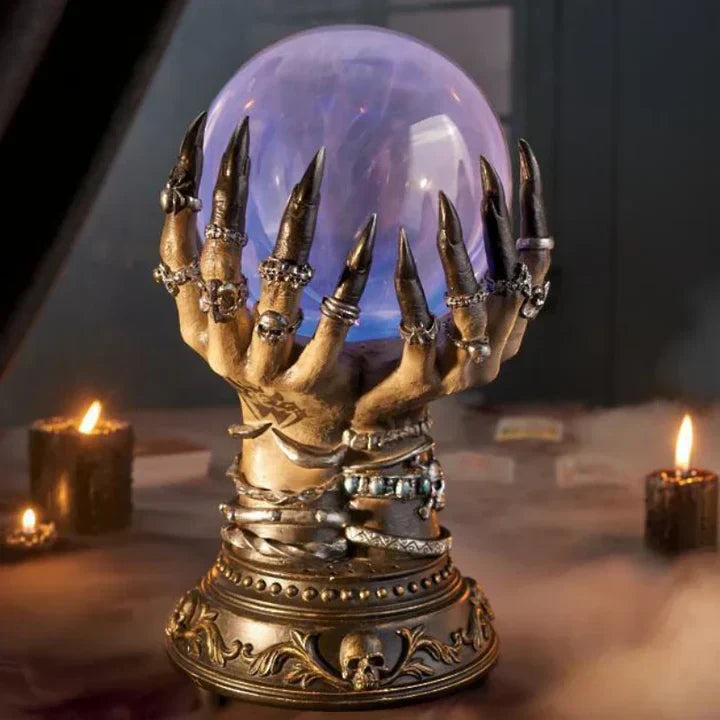 Lisslune | DarkEnergy - Mystical Sphere Lamp with Gothic Hand