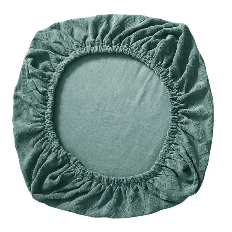 Lisslune | Spandex elastic office chair cover Jacquard seat covers pineapple mesh fleece protective cover elastic computer seat protector