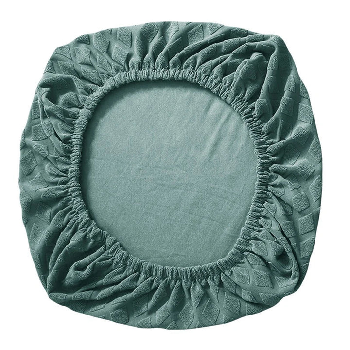 Lisslune | Spandex elastic office chair cover Jacquard seat covers pineapple mesh fleece protective cover elastic computer seat protector