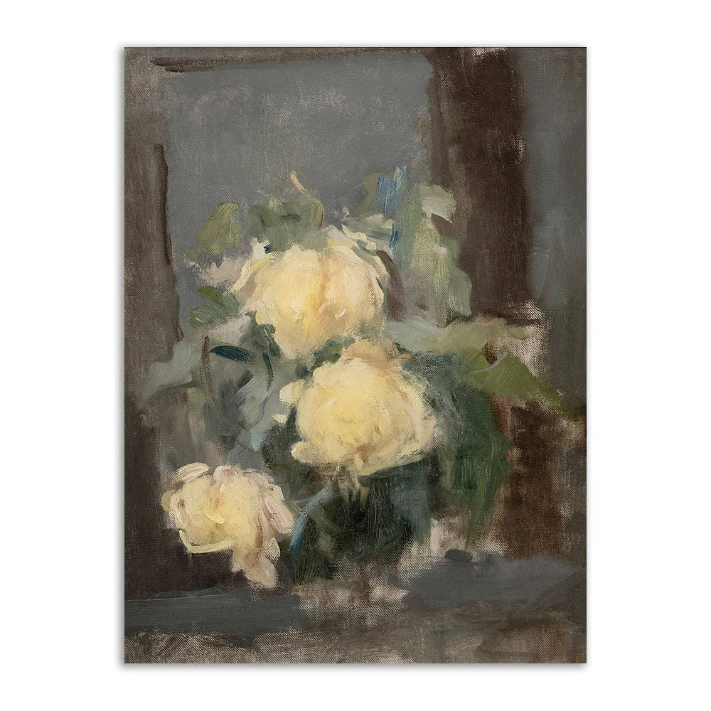Lisslune | Floral Canvas Poster
