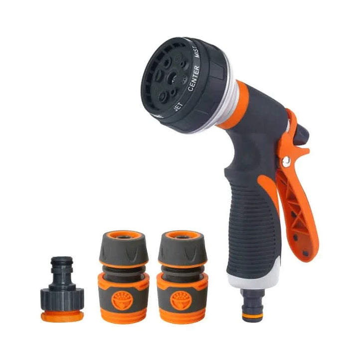 Lisslune | FlowSpray Garden Nozzle – 8-fold adjustable & comfortable for every task
