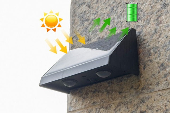 Lisslune | SunBeam – Waterproof Solar Wall Light for Outdoors