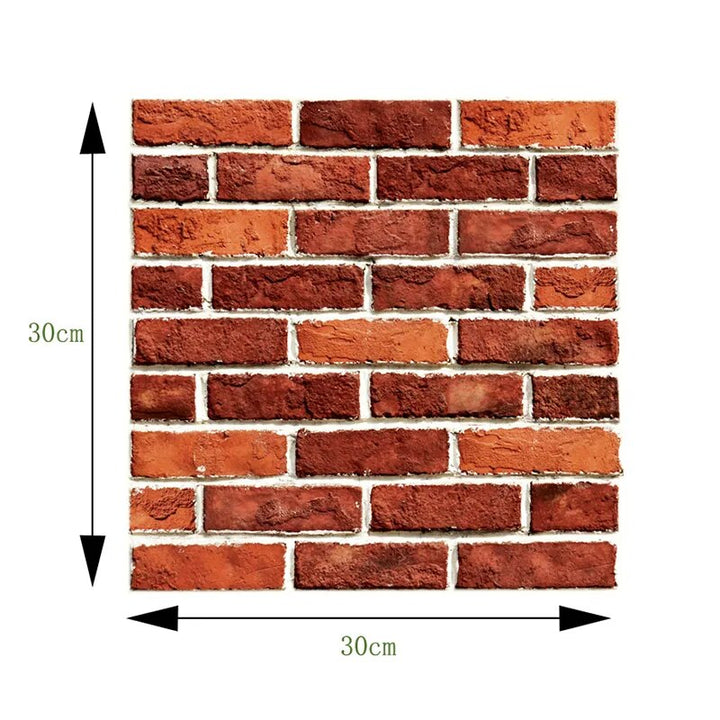 Lisslune | 3D Wall Brick Pattern Decal