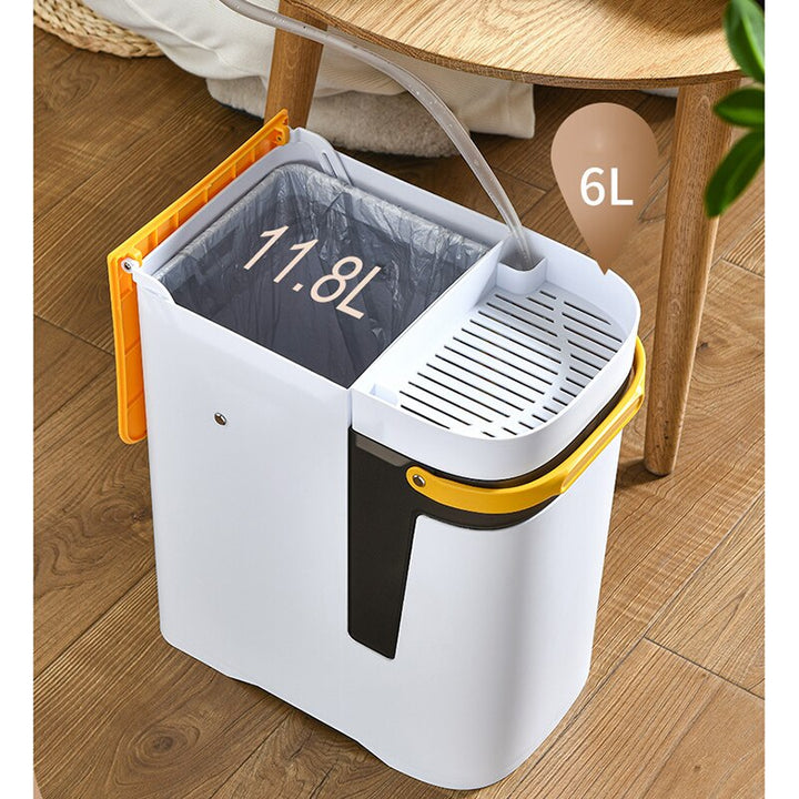 Lisslune | 2in1 Dry & Wet Storage Easy Trash Can