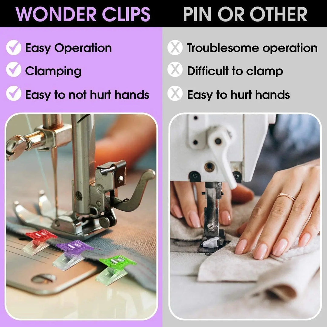 Lisslune | Ultimate Craft Clips Set for Sewing, Quilting and DIY - Available in 10/20/50 Packs