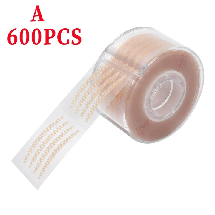 Rynx | Invisible double eyelid stickers 2400 pieces premium eye lifting strips Self-adhesive double eyelid tapes Clear beige eye tapes Makeup tool