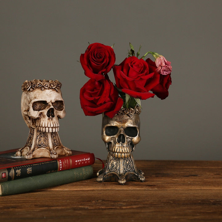 Lisslune | Resin Skull Flower Pot