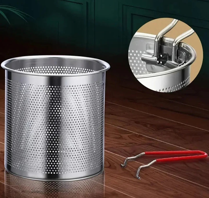Lisslune | Stainless Steel Fryer Insert + Pot for the Stove