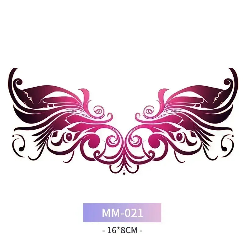 Rynx | 6-Piece Waterproof Tattoo Sticker Set Long-lasting Artificial Tattoo Girls 3D Artificial Sex Womb Tattoo for Women Temporary Abdomen섹스타투스티커 Product