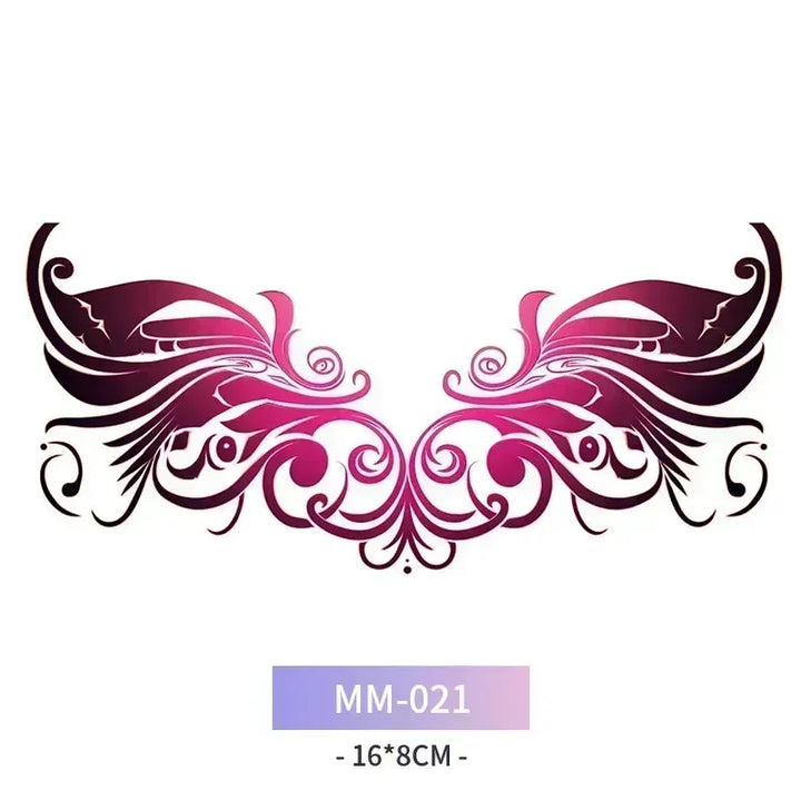 Rynx | 6-Piece Waterproof Tattoo Sticker Set Long-lasting Artificial Tattoo Girls 3D Artificial Sex Womb Tattoo for Women Temporary Abdomen섹스타투스티커 Product