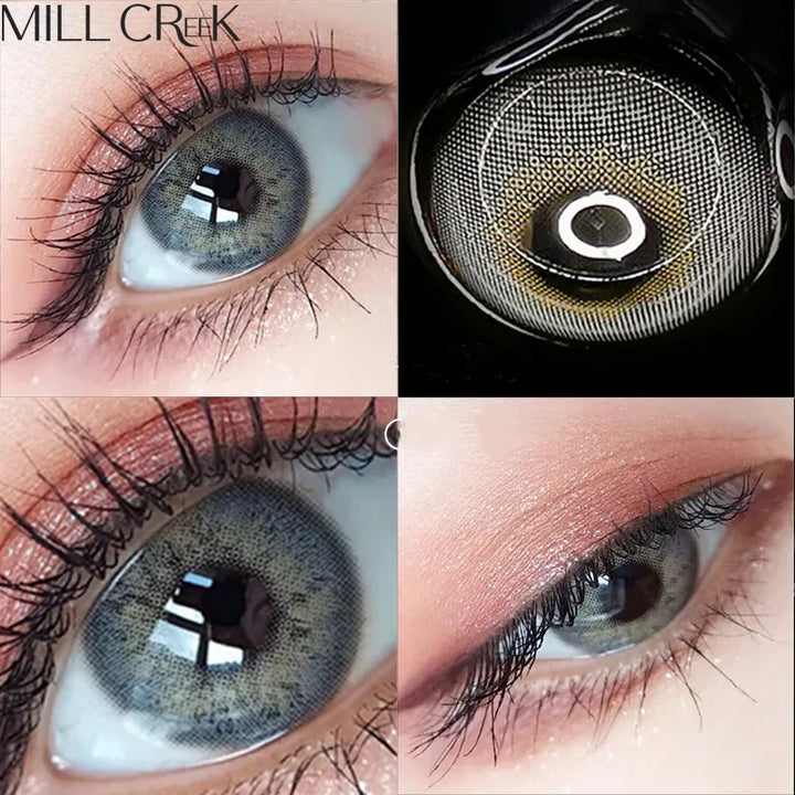 Rynx | Natural Color Lens Eyes 2 Pieces Annual Color Contact Lenses For Eye Beauty Red Fashion Large Diameter Animation Lens Cosmetics