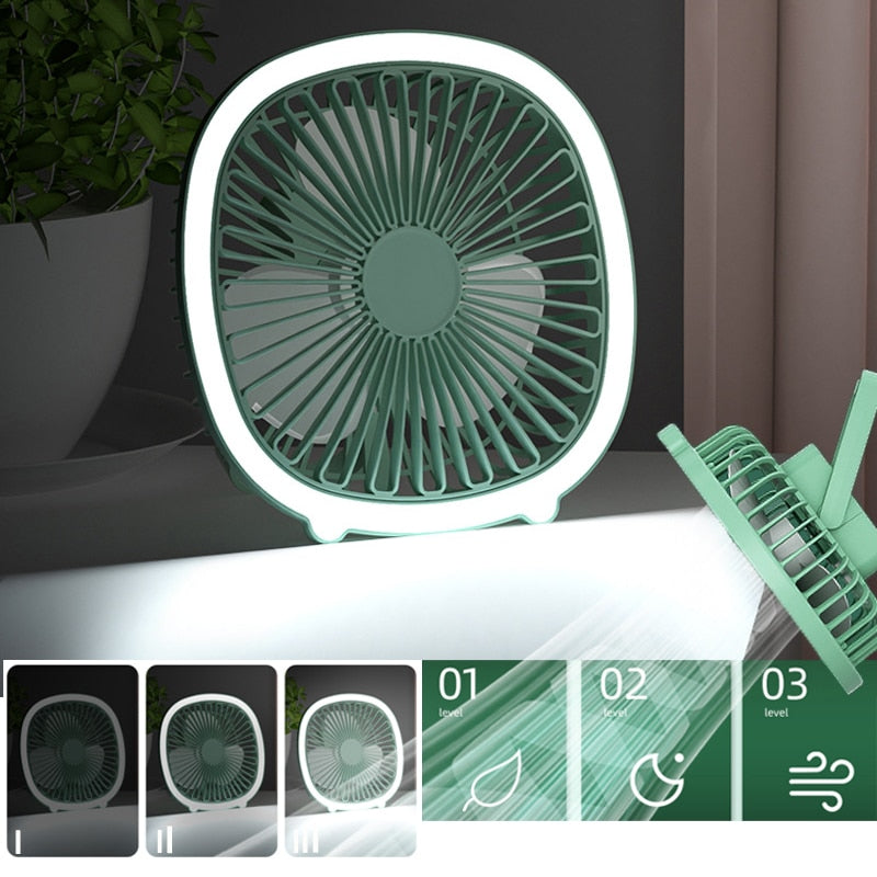 Lisslune | Compact Easy Mini Night Lamp USB Air Cooler