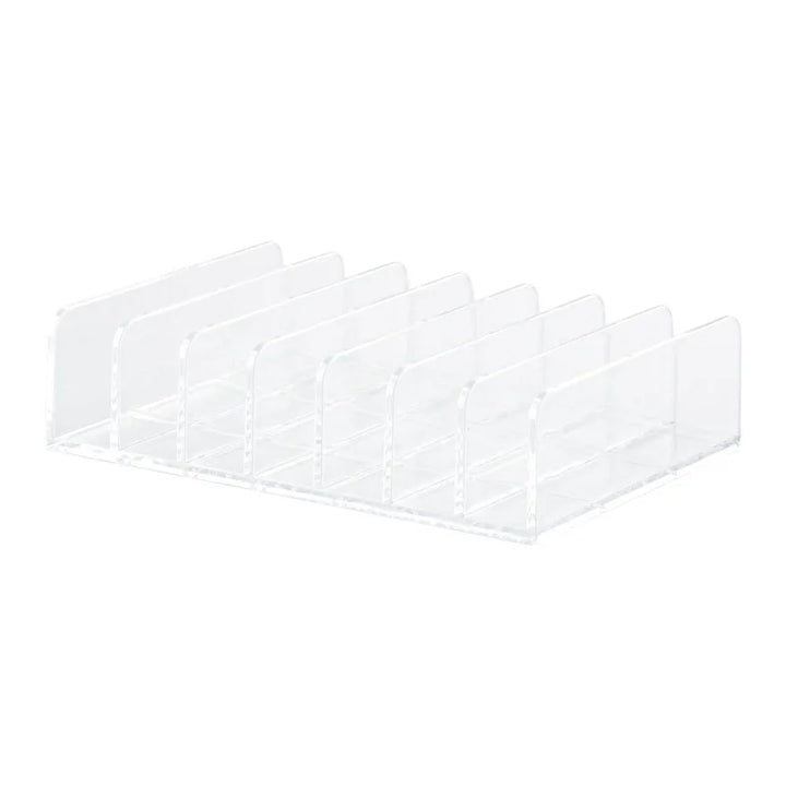 Rynx | Desktop Cosmetics Department Storage Organizer Box Acrylic Transparent Removable Skincare Products Eyeshadow Tray Lipstick Holder