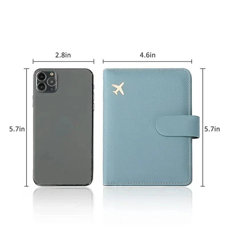 Lisslune | Stylish RFID-blocking passport holder with card organizer for travelers
