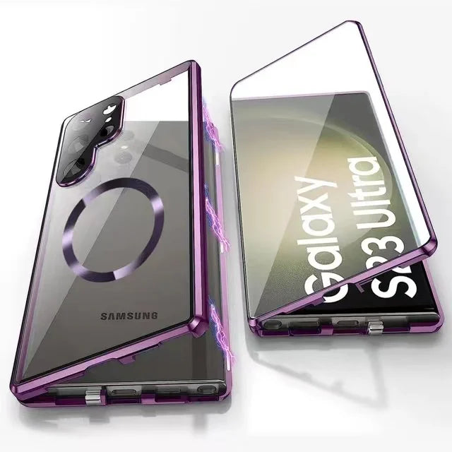 Lisslune | Metal Aluminum Alloy 360 Case with Safety Closure for Samsung Galaxy S24-S23 Series