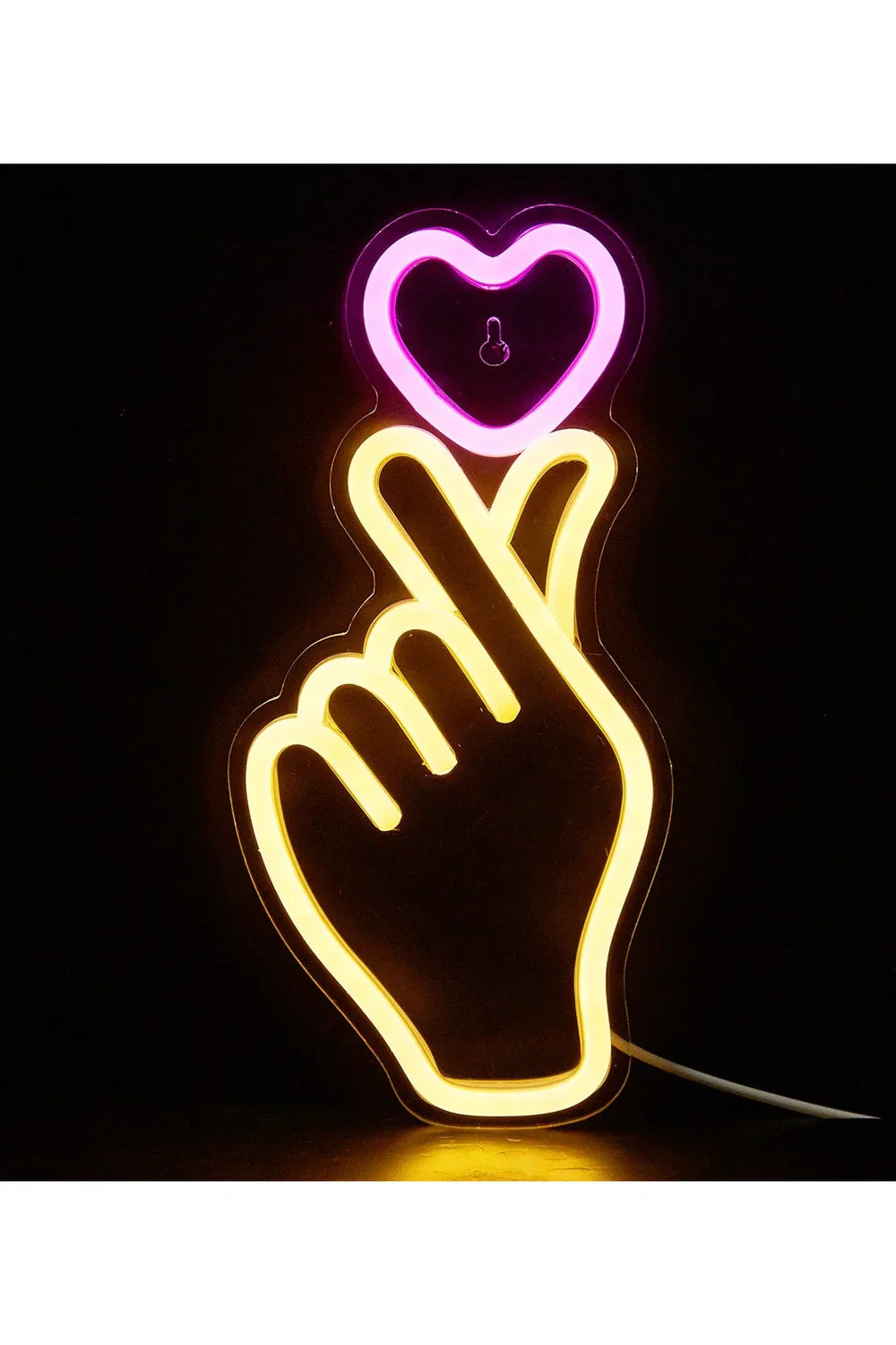 Lisslune | Hand Heart LED Neon