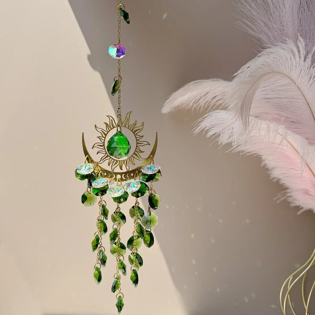 Lisslune | Radiant Moonlit Quartz Prism Suncatcher
