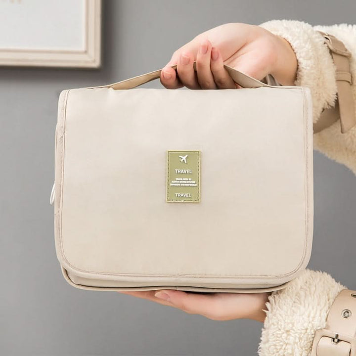 Lisslune | Roll-Up Travel Makeup Bag with Hook
