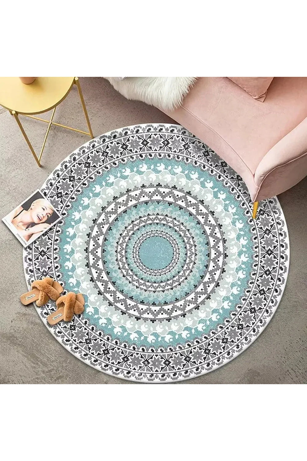 Lisslune | Soft Round Rug
