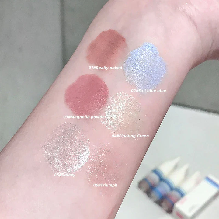 Rynx | Gege Bear Sparkling Diamond Liquid Eyeshadow, Versatile Highlighter Eyeshadow, No selection based on skin tone