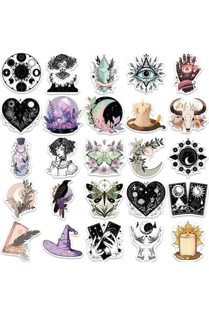 Lisslune | Witch Scrapbooking Stickers