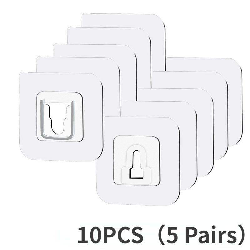 Lisslune | Double-Sided Adhesive Punch-Free Strong Wall Hook