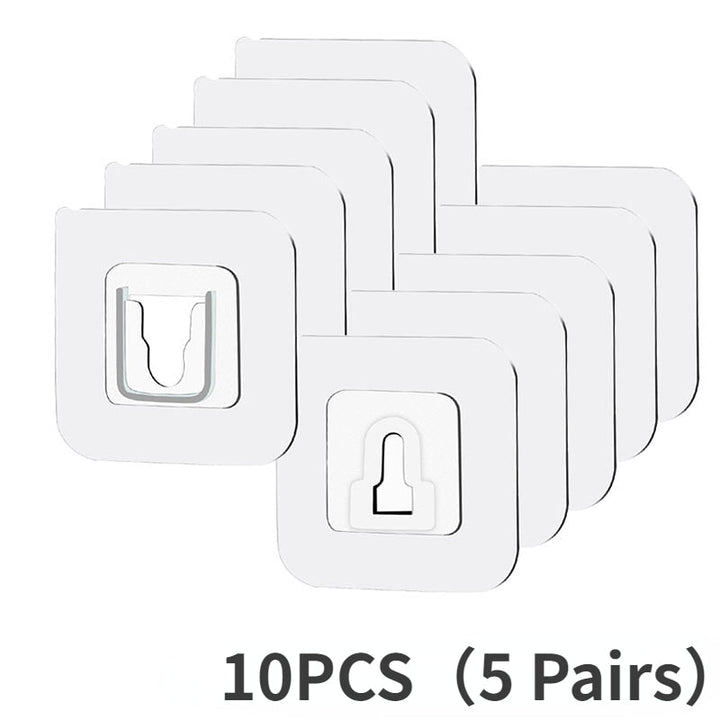 Lisslune | Double-Sided Adhesive Punch-Free Strong Wall Hook