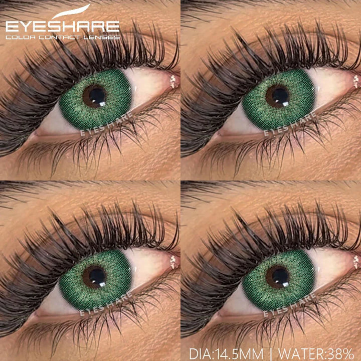 Rynx | 1 Pair Color Lenses Colored Contact Lenses New Brown Lens Blue Eye Lenses Green Lenses Cosmetic Gray Eye Lens Yearly
