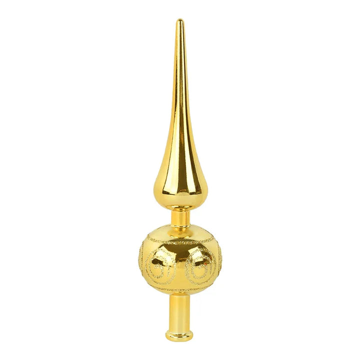 Rynx Christmas Tree Topper 23cm Red Gold Silver Top Shaped Ornament Decorations for Home Christmas Noël Natal Gift New Year