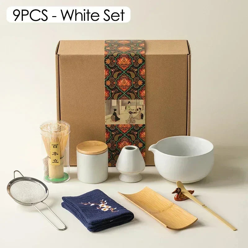 Lisslune | 9-piece Japanese Matcha Tea Set