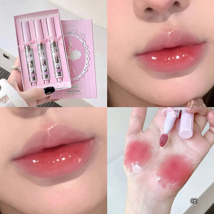 Rynx | Ballet Girls Membrane Lip Gloss Long-lasting Non-smudging Hydrating Water-glow Finish Suitable for All-day Use