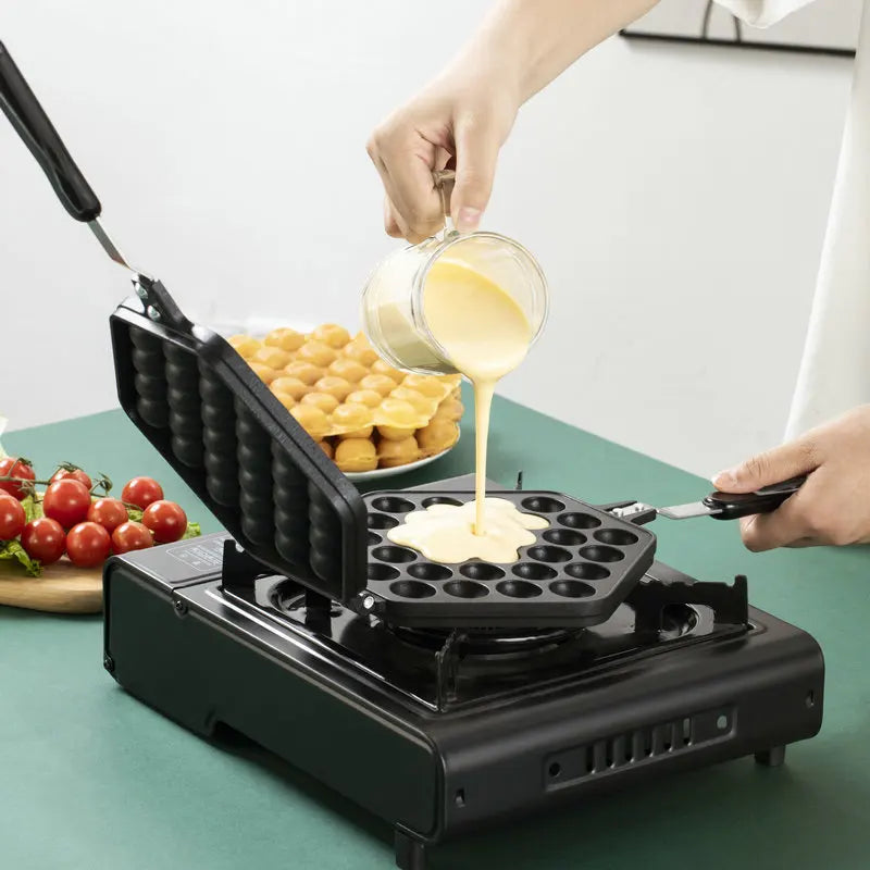 Lisslune | Non-Stick Bubble Egg Waffle Maker Pan