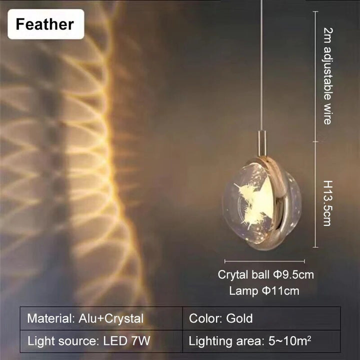 Lisslune | Romantic Crystal Rotating Mood LED Lights